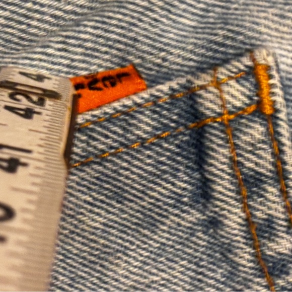 VINTAGE LEVI’S 505 ORANGE TAB 31x34 DENIM JEANS - Picture 7 of 8
